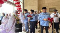 Kloter Pertama Jemaah Haji dari Madinah Tiba di Mekah, Disambut Meriah di Hotel Al-Qadir