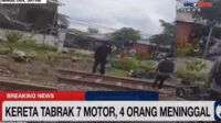 Breaking News! KA Malioboro Ekspress Tabrak 7 Sepeda Motor, 4 Tewas